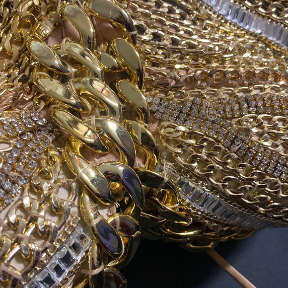 Snatched Lena Barisha chain dress! Perfect for birthdays, proms, any top event. - Picture 16 of 17